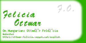 felicia ottmar business card
